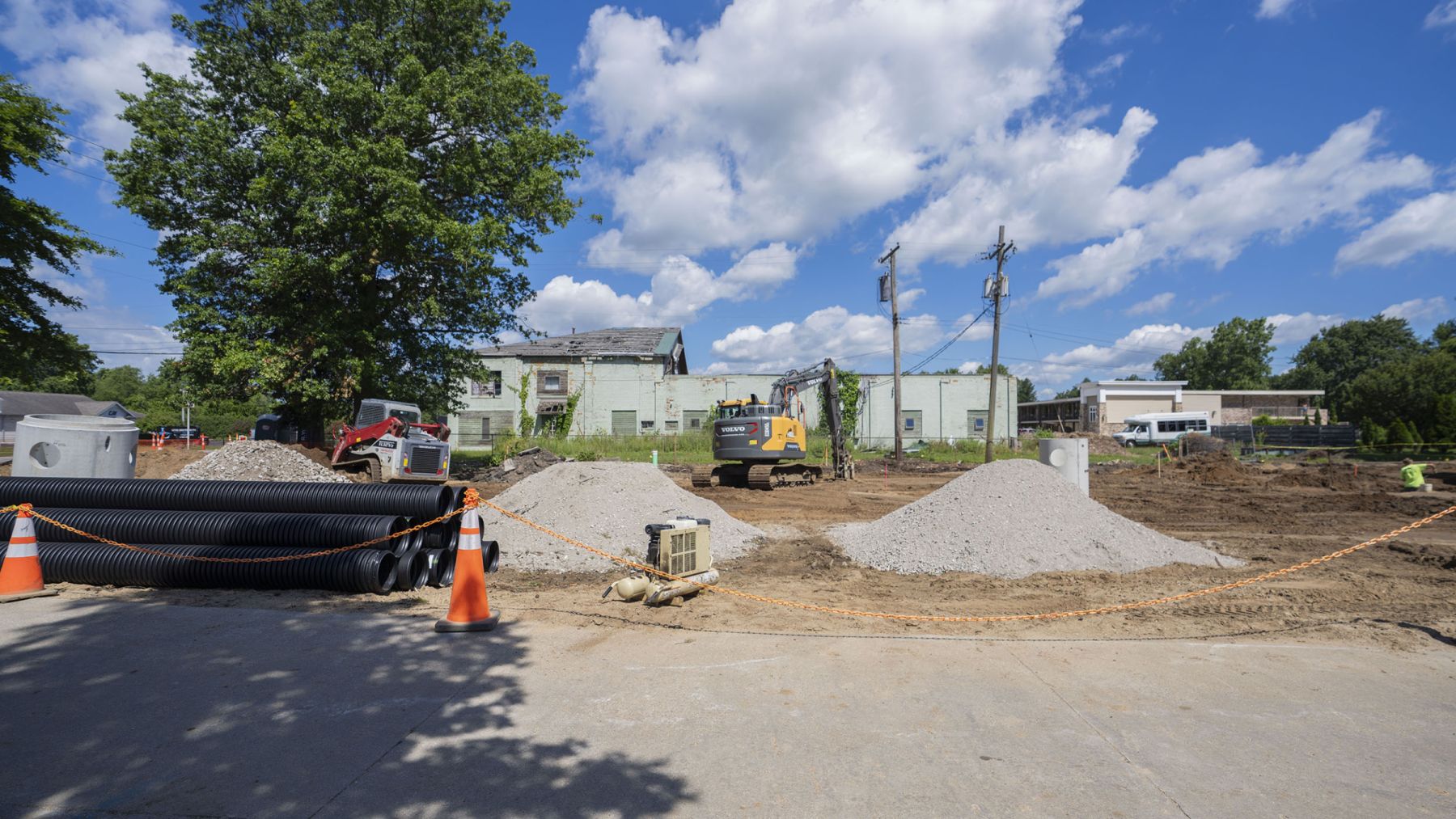 White Vet Clinic (In Progress) construction details in Goshen,  by R. Yoder Construction